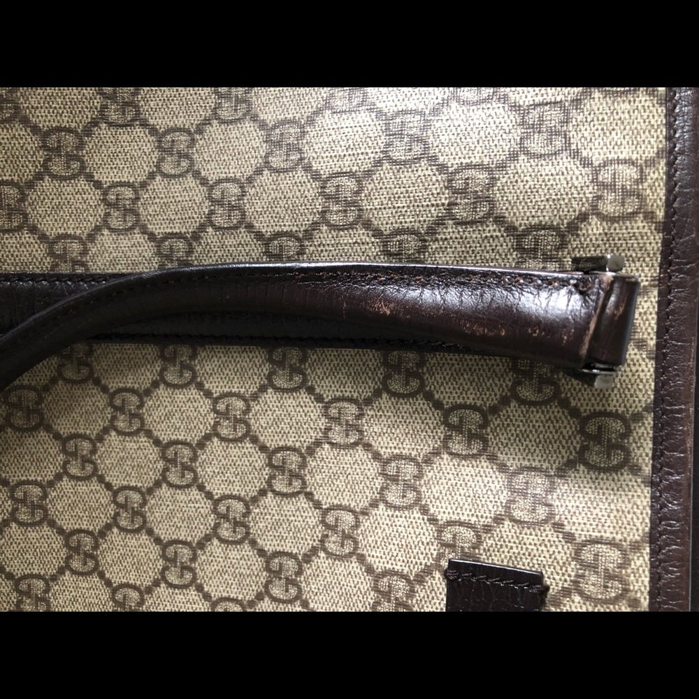 GG Supreme Tan on Brown tote - Picture 9 of 9